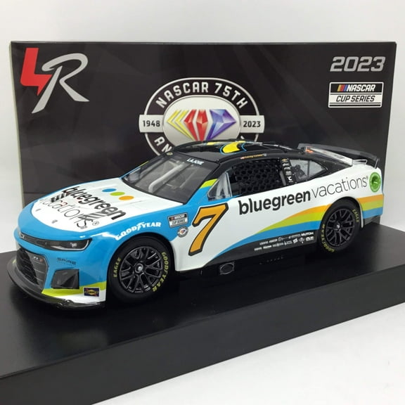 Action Racing Corey LaJoie 2023 #7 Bluegreen Vacations 1:24 Regular Paint Die-Cast Chevrolet Camaro