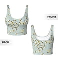 thumbnail image 4 of Yiaed Bees Print Ladies Waistcoat Women Sports Vest Vest Sports Women Sports Top Yoga Vest for women-Medium, 4 of 8