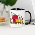 thumbnail image 4 of CafePress - Snoopy: Be Thankful Mug - 11 oz Ceramic Mug - Novelty Coffee Tea Cup, 4 of 6