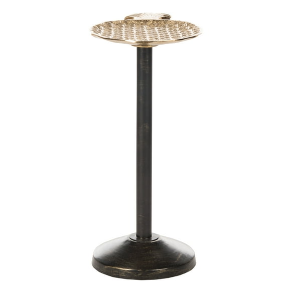 SAFAVIEH Luana Modern Pineapple Accent Table, Gold/Antique Gold