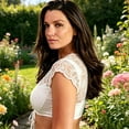 thumbnail image 5 of QHFBli Women Plus Size Floral Lace Underwire Bra, Thin Cotton Cup Adjustable Shape Bra, Side Support Hide Armpit Comfort Bras Beige 105D, 5 of 9