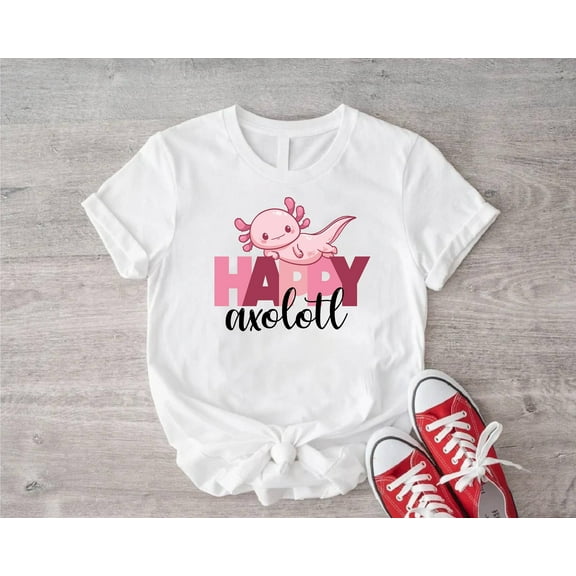 Prime Delica Happy Axolotl T-Shirt, Just A Girl Love Axolotl Shirt, Axolotl Birthday Tee, Axolotl T-Shirt, Cute Axolotl Shirt, Salamander Lover Tee