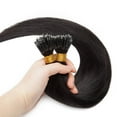 thumbnail image 3 of 50 Brins Micro Perles Lisses Soyeuses Anneaux Nano Extension de Cheveux Humains, 3 of 6