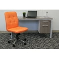 thumbnail image 3 of Boss Office Products Donna Modern Mid-Back Armless Office Desk Chair, Multiple Colors, 3 of 3
