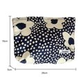 thumbnail image 3 of Bolsa de cosméticos para mujer Bolsa de lápiz labial floral Bolsa de artículos de tocador Organizador (patrón dos) Ndcxsfigh  Para Estrenar, 3 of 9