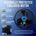thumbnail image 5 of Tornado Outdoor Wall Mount Fan 24 Inch Wall Fan Water-Resistant High Velocity Fan, 5 of 6