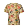 thumbnail image 6 of Qekee Vintage Bird Classic Fit T-Shirt Men's Shirt Men's Tight Short Sleeves for Exercise, Running, Mountaineering - Vintage Bird, 6 of 9