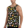 thumbnail image 2 of Salouo Flower Butterfly for Men's Tank Tops,Sleeveless Muscle Shirts for Men Quick Dry Workout Tank Top Gym Muscle Tee Fitness Bodybuilding Sleeveless T Shirt-, 2 of 7