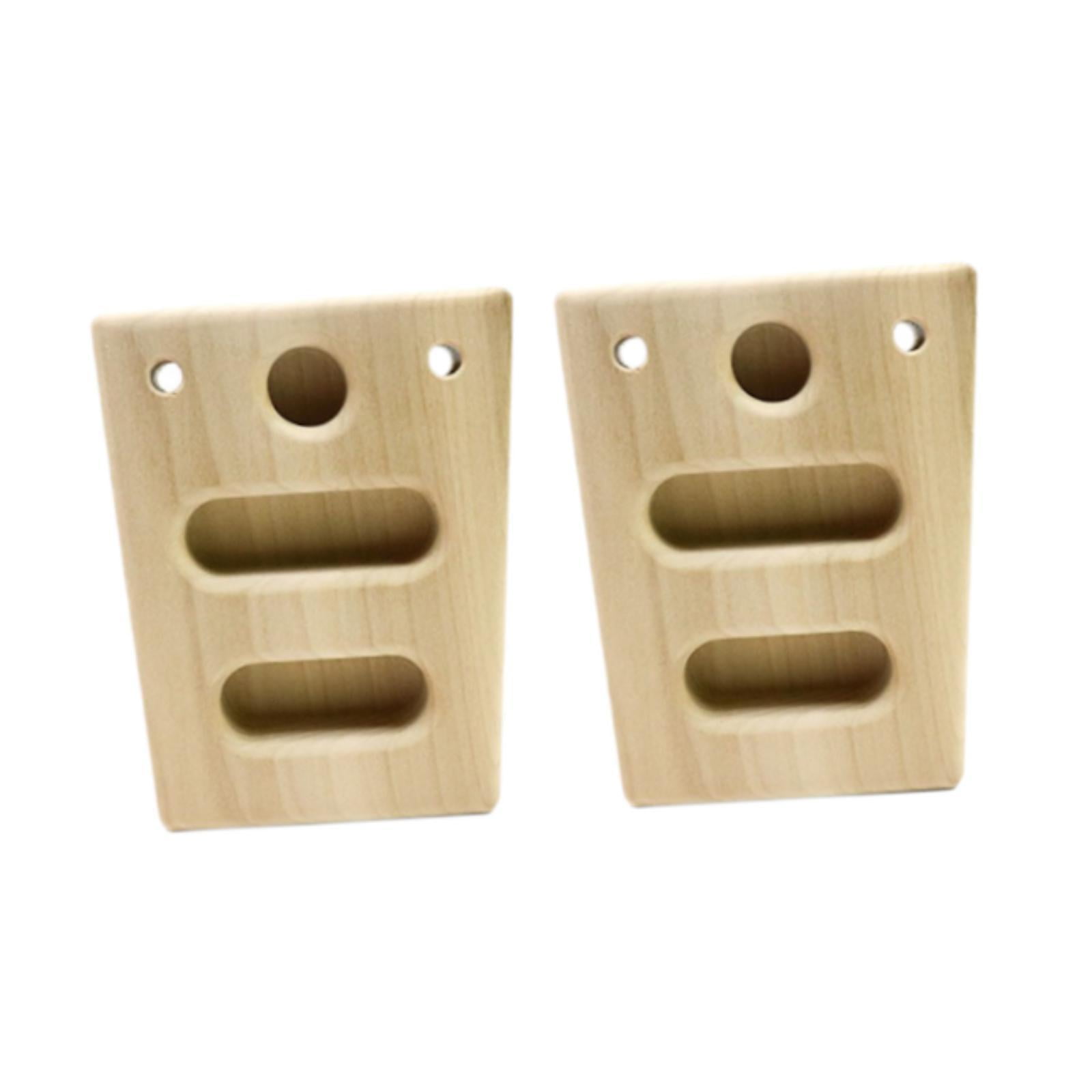 simhoa Climbing Hangboards Climbing Fingerboards Wooden Hang Board Rock Climbing Holds with Hanging Rope for Workout Climbers Indoor