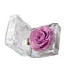 thumbnail image 2 of 1 pieza de flor preservada, rosa de la eternidad, rosa nunca marchita, regalo para el cumpleaños y aniversario del día de San Valentín con caja de regalo con cajón (morado claro), 2 of 4