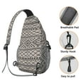 thumbnail image 3 of Rustic Home Decor Inspired Chest Bag Anti-Theft Travel Daypack for Commuters Durable & Comfortable, 3 of 6