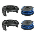 thumbnail image 2 of Replacement Spool and Cover Set for Harbor Freight Bauer 20115E-B Electric String Trimmer Spool×2+Cover×2, 2 of 9