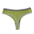 thumbnail image 1 of Aayomet String Thongs for Women Taille à Travers Taille Bikini Culotte sous-Vêtements String (Vert, m), 1 of 4