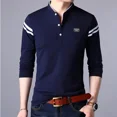 thumbnail image 5 of Polos de hombre de alta calidad, jersey liso unicolor, manga larga, ropa nueva y barata, venta elegante, talla XXL, sudaderas Y2k para hombre, 5 of 5