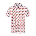 thumbnail image 3 of CAIVO Blouse Stylish Button Front Printed Shirt For Boys Casual Long Sleeve Tops For Everyday Wear Easy Care Boys Tops Turndown Collar Summer Classic Tops, 3 of 5