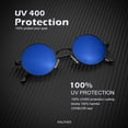 thumbnail image 3 of Lentes de sol KALIYADI redondos polarizados con protección UV de 47mm, 3 of 6