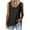 Black, variant on Womens Summer Fashion Sequin Tops Casual Scoop Neck Sequin Sparkle Shimmer Sleeveless Tanks Tops Flowy Tunic Blouses Silver M