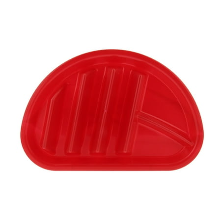 Arrow Home Plastic Fiesta Taco Red Plate