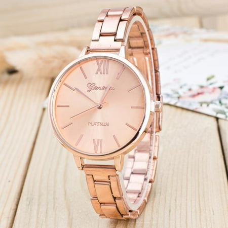 Concord Stainless Steel Wrist Watch - DZT1968® Fashion Women Crystal Stainless Steel Analog Quartz Wrist Watch