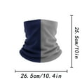 thumbnail image 3 of Men's Windproof Neck Gaiter Under $5! Kadlawus Men's Cycling Windproof Neck Cover, Double Layer Fleece Warm Scarf Balaclava, Color Blocked Skiing Sports Face Mask, Cold Weather Neck Gaiter, 3 of 5