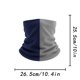 thumbnail image 2 of Bufanda de ciclismo para hombre, resistente al viento, con doble capa de forro polar, cálida, con bloques de color, para deportes de esquí y esquí., 2 of 2