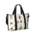 thumbnail image 2 of Lsque Bluey Pattern Hand Travel Bag – Lightweight & Durable Oxford Luggage, Water-Repellent Carry-On with Multiple Compartments & Adjustable Strap, 2 of 8