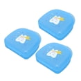 thumbnail image 4 of Caja de retenedor Dental para dentadura, contenedor de protector bucal parcial, retenedor de ortodoncia, 3 uds., color azul, 4 of 8