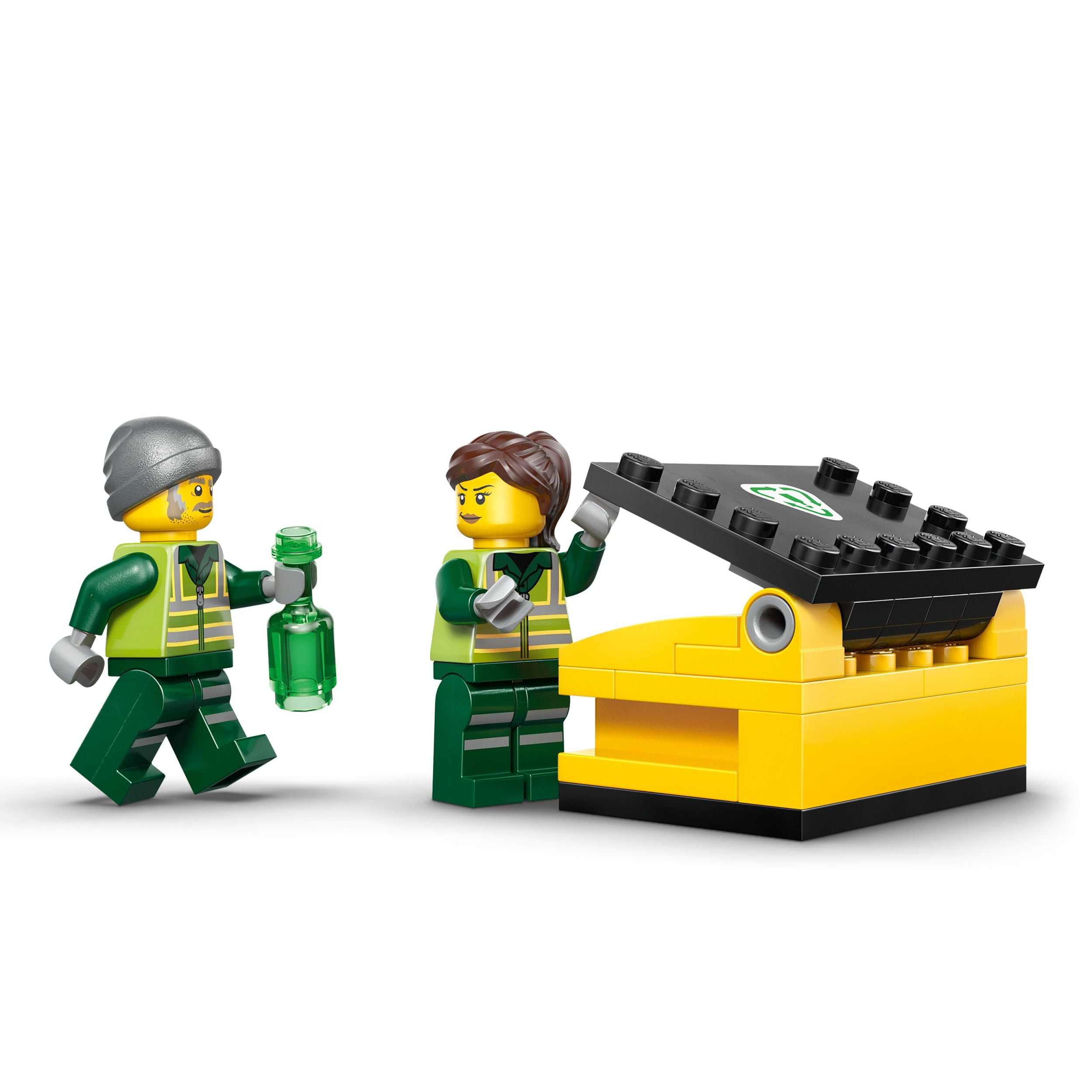 LEGO City Le camion de recyclage – Camion jouet pour enfants 60495