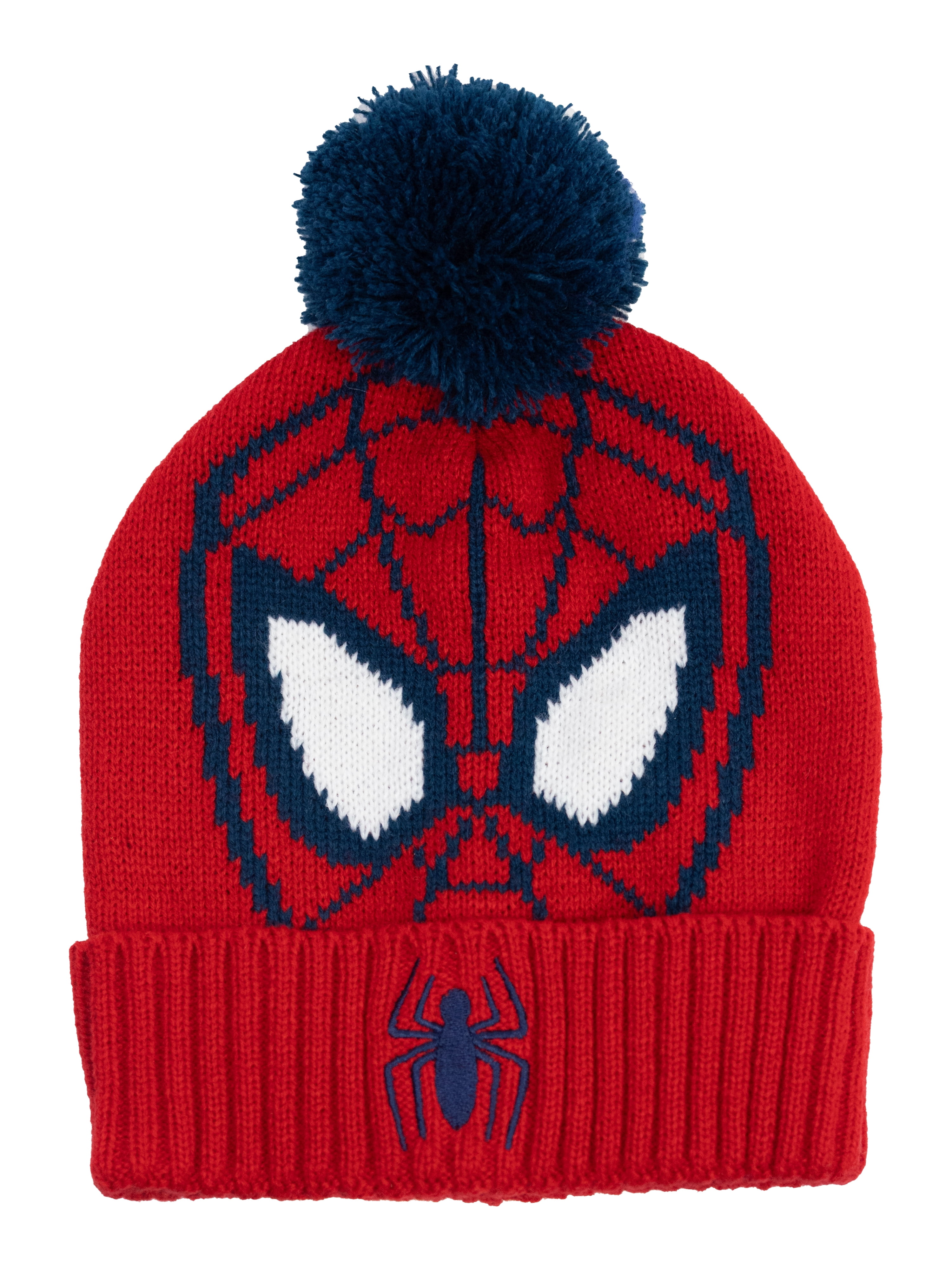 Boys Spider-Man Beanie Style Hat and Glove, 2-Piece Set, One Size