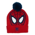 thumbnail image 2 of Boys Spider-Man Beanie Style Hat and Glove, 2-Piece Set, One Size, 2 of 4