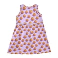 thumbnail image 3 of Girls Dress Many Pumpkins Sleeveless Dress for Girls Hem A-Line Casual Sundress, 3 of 7