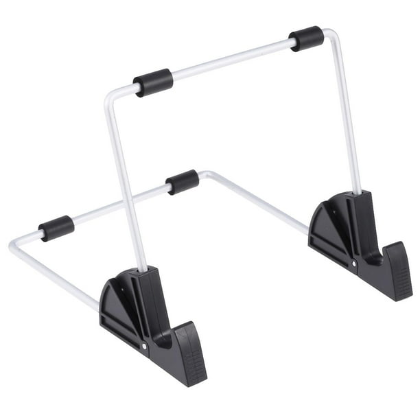 Soporte de escritorio de aluminio para tableta, soporte de manos libres, soporte de exhibición para tableta (negro)