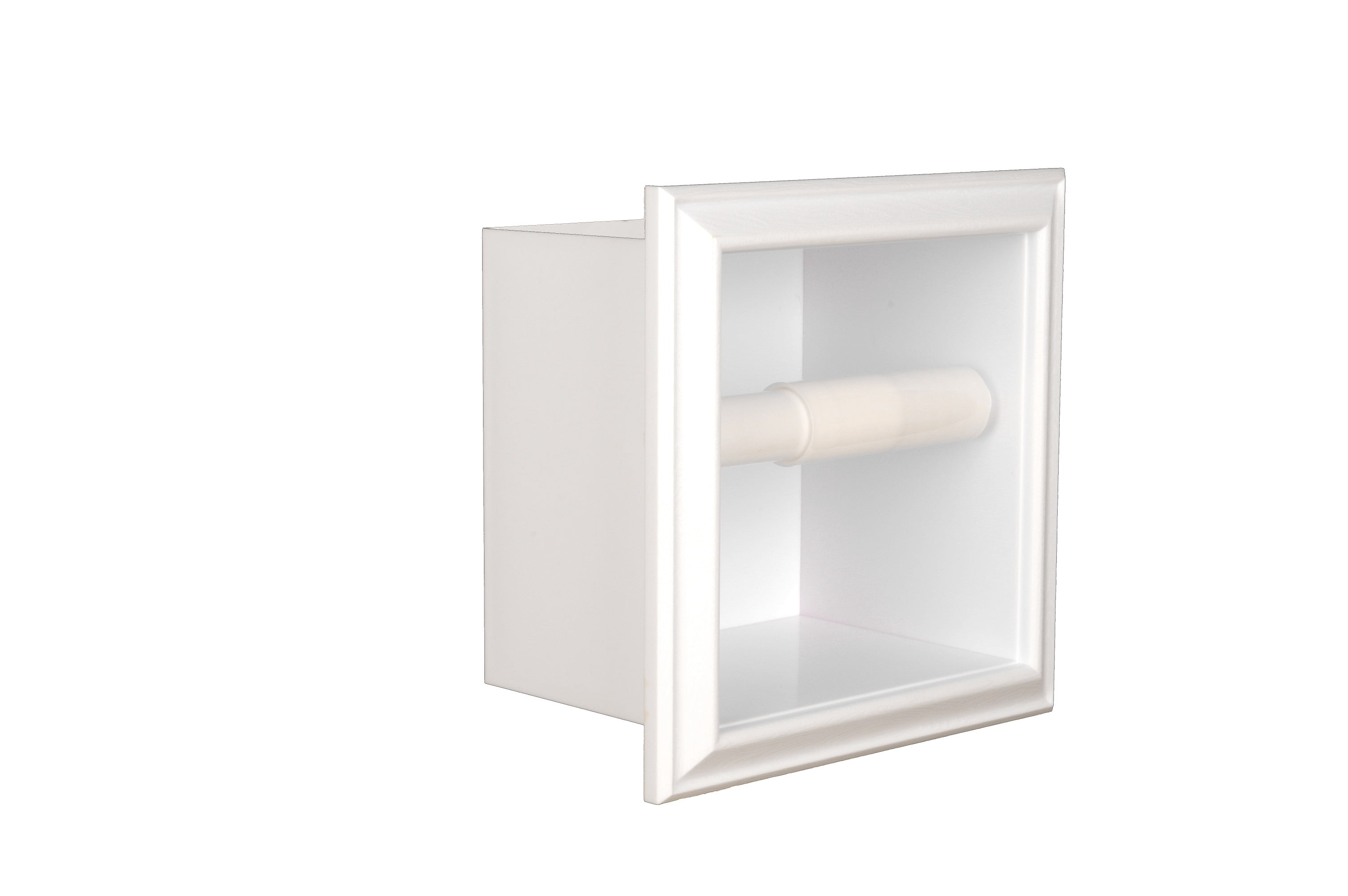 Rhea Recessed Plastic Toilet Paper Holder - 5.5" x 5.5"