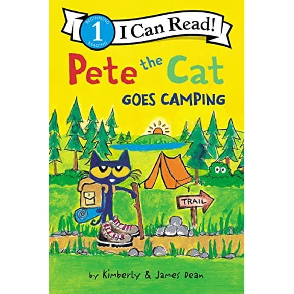 Pre-Owned Pete the Cat Goes Camping (Paperback) by Kimberly Dean