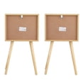 thumbnail image 4 of Veryke Set of 2 Modern Nightstand with 2 Drawers, Wooden End Table Dresser for Bedside Furniture, 4 of 10