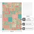 thumbnail image 2 of 2 Pcs Pioneer Flower Floral Print Pattern Kitchen Towels, Funny Microfiber Dish Towel Set, 18" X 26" Tea Towels, 2 of 6