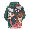 thumbnail image 3 of Gravity Falls Sweatshirts Casual Pullover Hoodie Jacket Unisex Hooded Activewear 3D Printed Long Sleeve Sweater with Pocket 3XL, 3 of 8