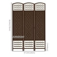thumbnail image 3 of HOMCOM Cloison Pliante de 5,6 Pi, Paravent Autoportant pour Chambre, 3 of 10