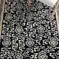 thumbnail image 6 of SAFAVIEH Antiquity Tiarnan Oriental Wool Area Rug, Black/Ivory, 4' x 6', 6 of 11