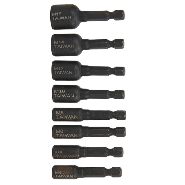 Air Screwdriver,8Pcs Tap Socket High Screwdriver Wrench Sleek Aesthetic