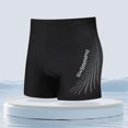 thumbnail image 2 of NoxwB Men's Athletic Swim Quick Dry Square Leg Swimsuit for Swimming Training Racing Swim Briefs White 2XL, 2 of 3