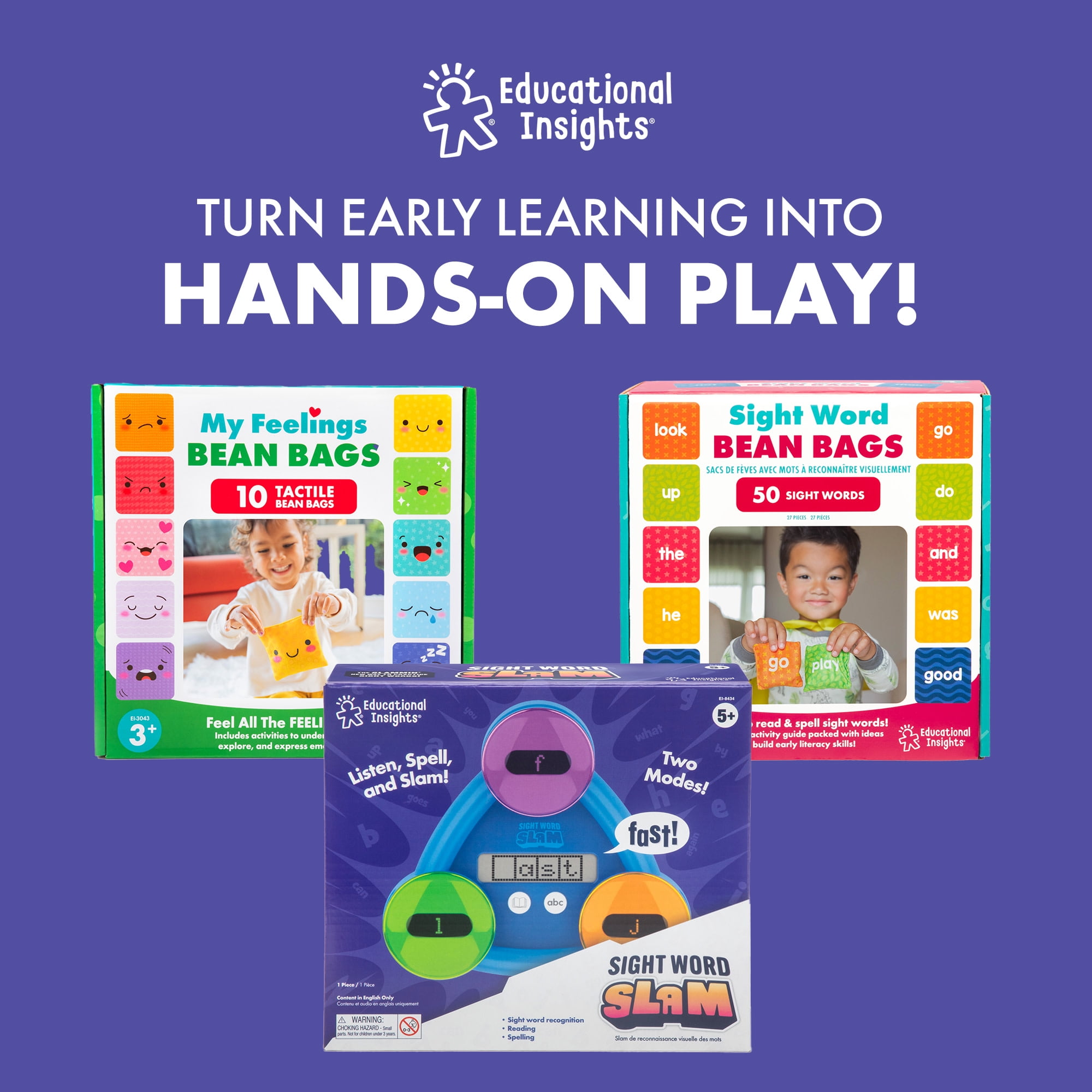 Educational Insights Storytelling Bean Bags Set, 16-Piece Interactive Beanbag Story Set for Ages 3 and Up