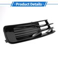 thumbnail image 6 of 1pc Car Front Right Fog Light Grill for Audi A6 C7 2014-2018 No.4G0807681AD ABS Black, 6 of 7