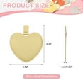 thumbnail image 2 of Uxcell 2Pcs Small Pocket Mirror for Purse, 3.82" x 3.35" Heart Shape Stainless Steel Compact Makeup Mirror with Leather Case, Travel Mirror Handheld Mirror for Women, Girls(Champagne Gold), 2 of 7