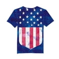 thumbnail image 5 of Afuyipoi Boys T-Shirts,Short Sleeve Comfortable Crew Neck Independence Day Clothes Multicolor 7-8 T, 5 of 5