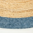 thumbnail image 3 of SAFAVIEH Braided Carina Bordered Reversible Area Rug, Navy/Natural, 5' x 7' Oval, 3 of 11