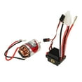 thumbnail image 1 of 540 Brushed Motor, Low Heat 320A Brushed ESC Set, Efficient Conversion Brushed Motor ESC Replacement for RC Car, 1 of 7
