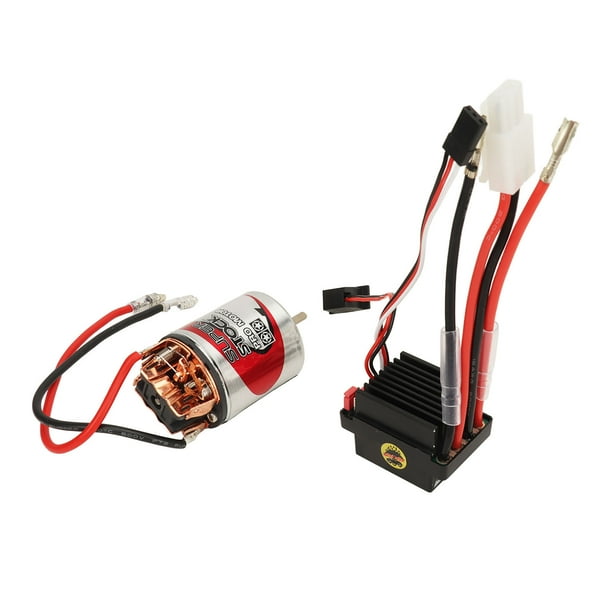 Motor sin Escobillas Resistente Al Agua con VXL 3s Velineon ESC Conjunto ESC de Motor Cepillado con Rodamiento Bidireccional para Coche HSP Redcat Axial HPI RC ANGGREK Otros