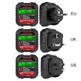 thumbnail image 3 of Socket Tester prueba de voltaje Eu/uk/us plug line tester probadores de voltaje Rcd, US,11 Feliz Sencillez, 3 of 5