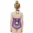 thumbnail image 2 of Kuromi And My Melody Girls One Piece Swimsuits Hawaiian Summer Swimwear Beach Bathing Suit Outfits, 2 of 7
